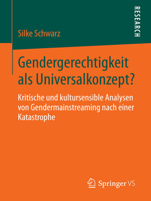 cover image of Gendergerechtigkeit als Universalkonzept?